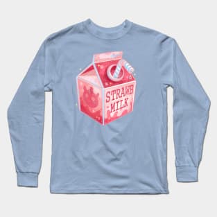 Sparkly Strawberry Milk Long Sleeve T-Shirt